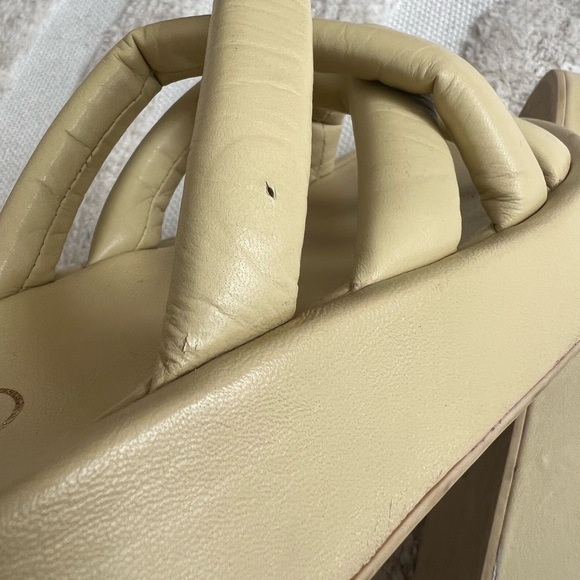 ASH Vanessa Skylight Puffy Yellow Leather Sandals 38 - Picture 9 of 9